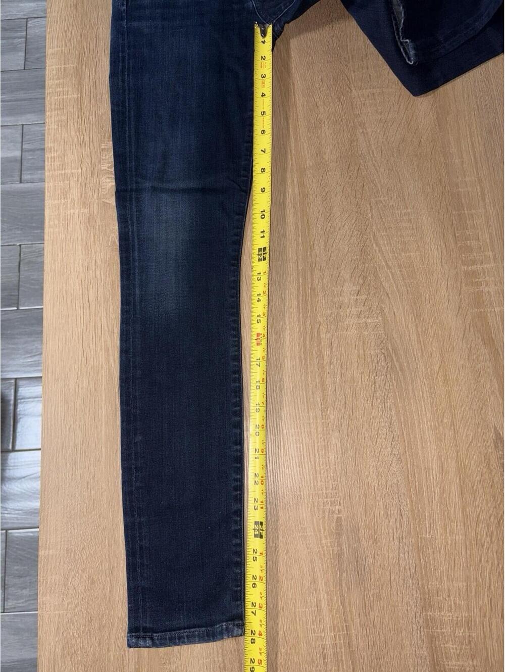 Citizens of Humanity Ava Low Rise Straight Leg Jeans Womens Size 27 Dark Wash - Picture 3 of 9